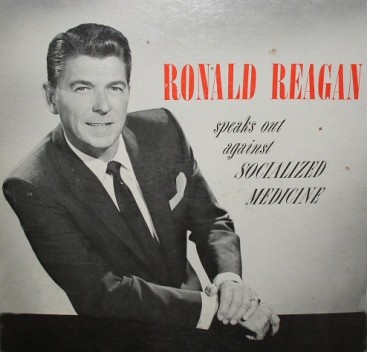 Album cover - &apos;Ronald Reagan speaks out against socialized medicine&apos;