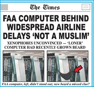 FAA Computer Behind Widespread Airline Delays 'Not a Muslim'