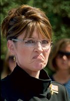 Palin scowls