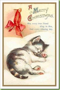 vintage-christmas-card-kitten-red-ribbon