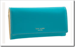 Kate Spade Slim Envelope Wallet in Turquoise - www.nordstrom.com