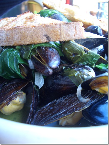 left bank mussels