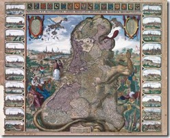 mapa_Leo_Belgicus_Claes_Janszoon_Visscher_conmemora_Tregua_doce_anos_1609_Paises