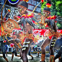 Hala Bira  Photo taken during the Dinagyang Festival 2014 Street Dance competition  Camera: Nikon D90 (200 mm) by Tope T -  
