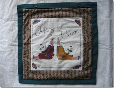 Sisters 4 ever cushion