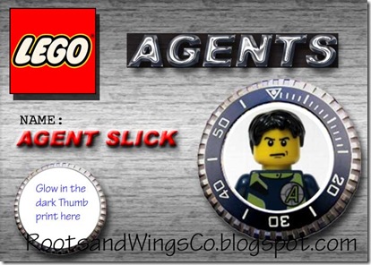 Lego Agent Badge