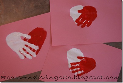 valentine heart handprint 4