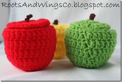 crocheted apple c