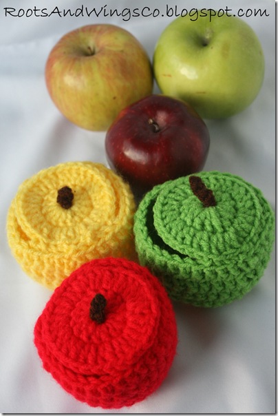 crocheted apple b