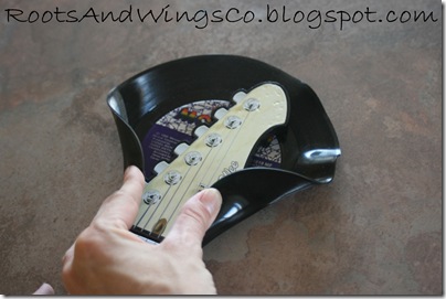 vinyl record guitar holder music room b