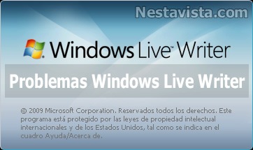 Problemas con Windows Live Writer