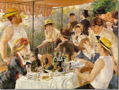 Le Dejeuner des canotiers - Pierre Auguste Renoir