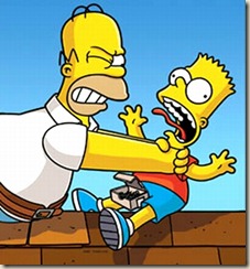 Los Simpson_Homero y Bart