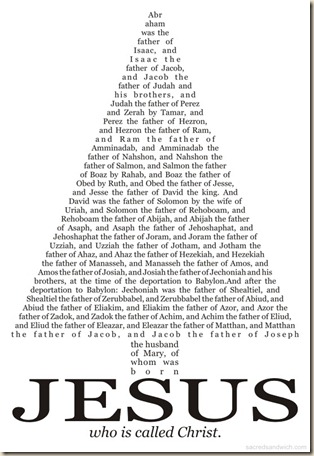 Genealogía de Jesús Genealogía de Jesús