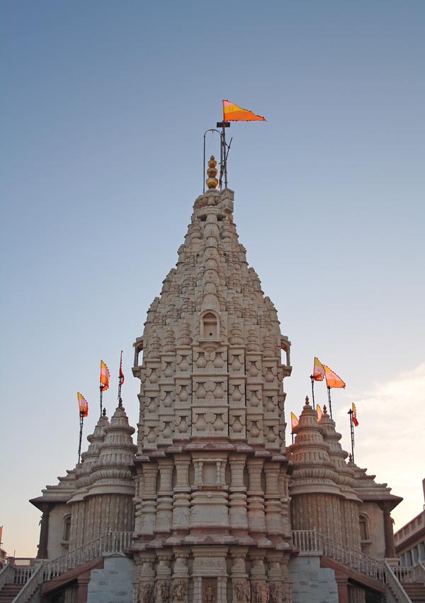 Swaminarayan Temple in Dwarka - Full View
