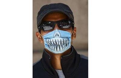Shark Teeth Swine Flu Mask