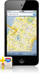 mapas  ipod touch 4G IOS 4.2