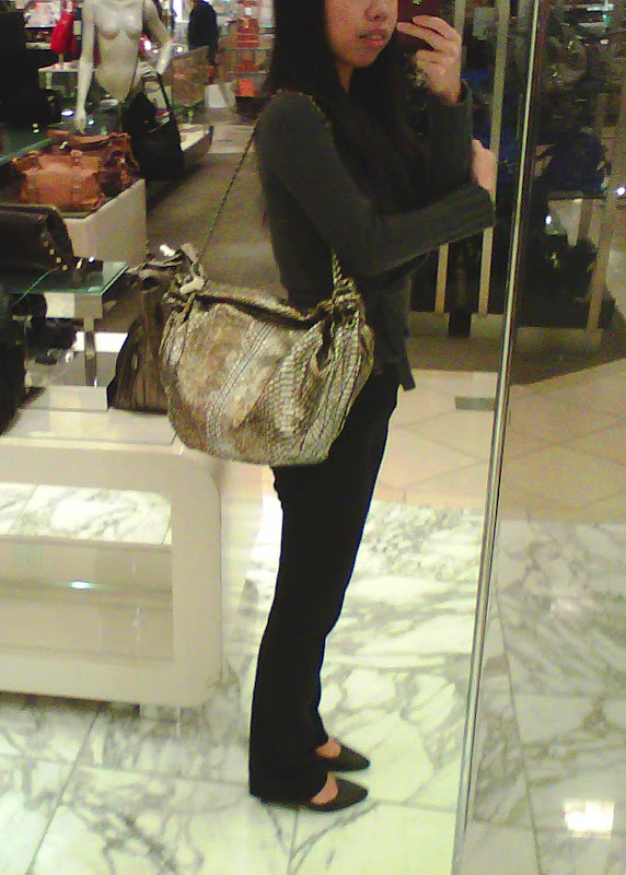 All About Fashion Stuff Review Botkier 'Ava' Snake Embossed Metallic