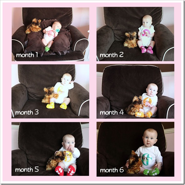 Caitlin - Month 1 to 6