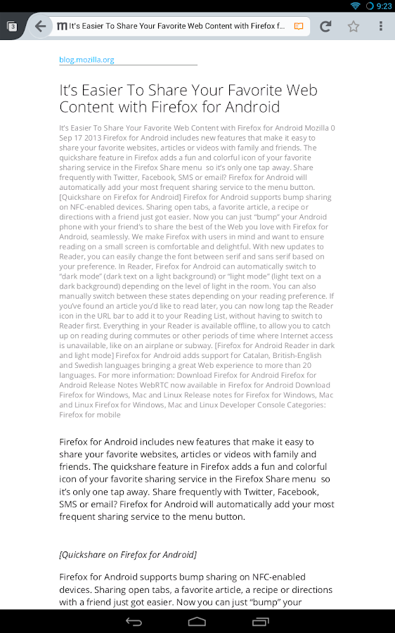 Firefox Browser for Android 25.0 Apk