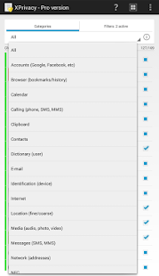 XPrivacy import/export enabler - screenshot thumbnail