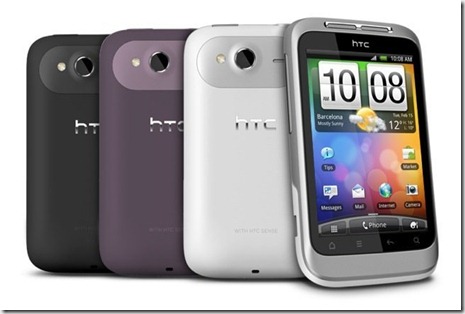 htc wildfire s colores
