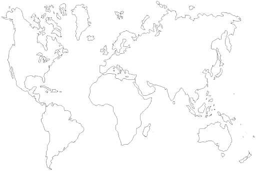 PLANISFERIO PARA COLOREAR