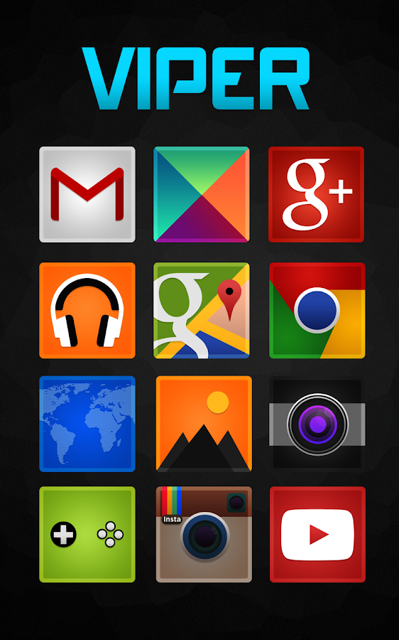   Viper - Icon Pack- tangkapan layar 