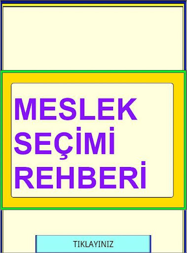 MESLEK SEÇİMİ REHBERİ