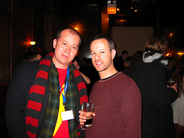 Alexander Chee with Rumpus Books editor Andrew Altschul