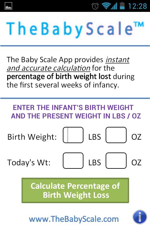 The Baby Scale Screen 3