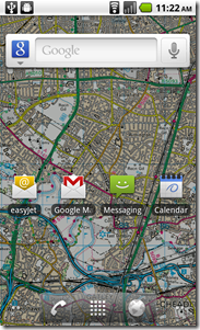 Advanced Map Live Wallpaper for Nexus One