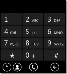 Windows Phone 7 Dialer Application for Windows Mobile Devices