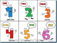 Counting 1 to 10 printables