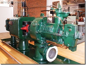 Parsons' steam turbine with generator, 1891