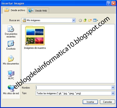 Insertar imagen con Windows Live Writer