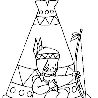 Native Americans coloring pages