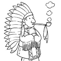 Native Americans coloring pages