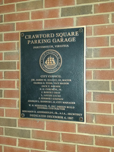 Crawford Square Dedication Plaque