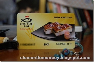 Sushi King Membership Card