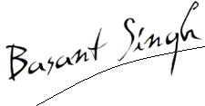 Signature Basant Singh