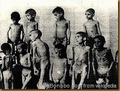 Romani children in Auschwitz, victims of medical experiments.
