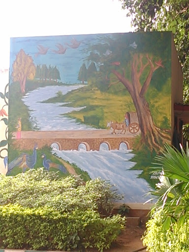 River And Bridge Wall Mural 