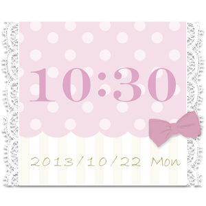 Sweet時計コレクション＊かわいい壁紙つき＊ 1.21