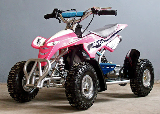pink quad bike 50cc
