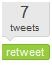 RETWEET COUNT BUTTON LARGE
