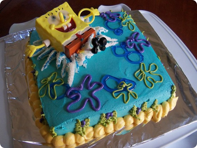 Sponge Bob Splash Cake 4