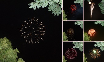 View fireworks for Labor Day
