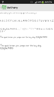 Handwriting Fonts for Flipfont Screenshots 4