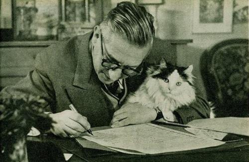 Jean-Paul Sartre with 